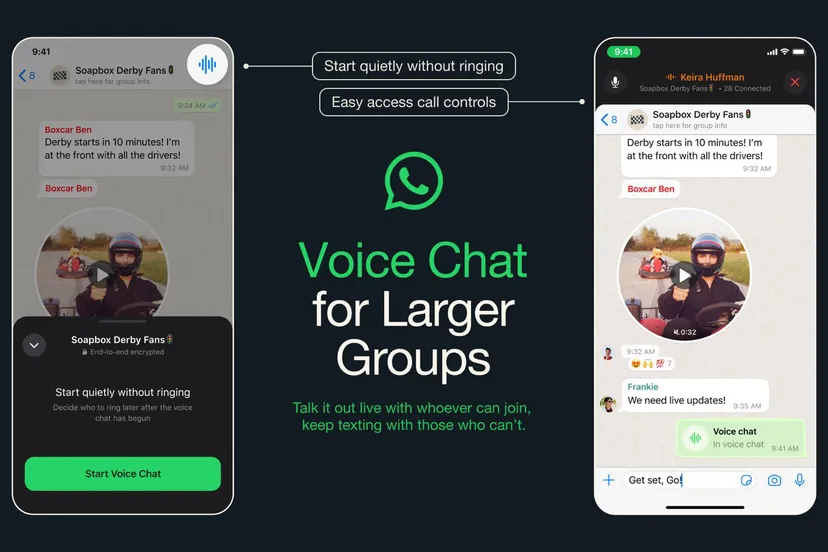 WhatsApp Voice Chats. Source: The Verge 